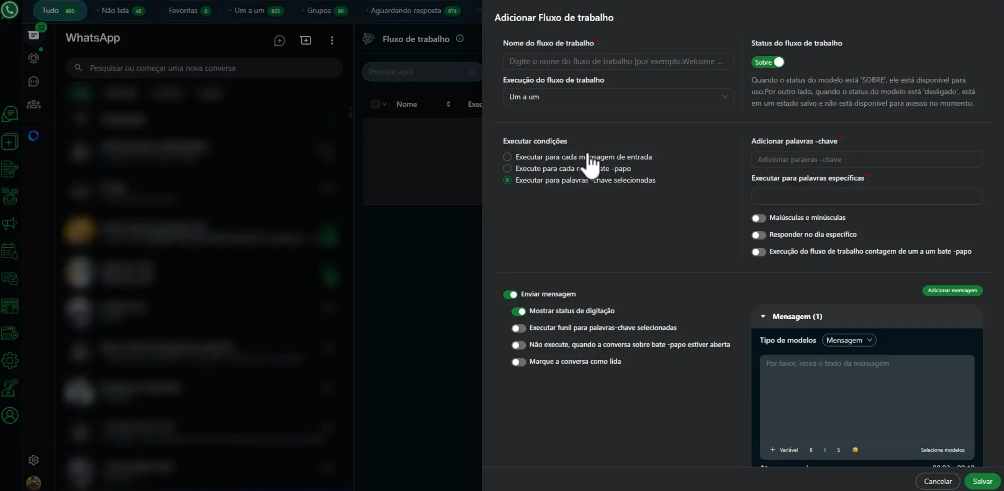 Botzap CRM Dashboard